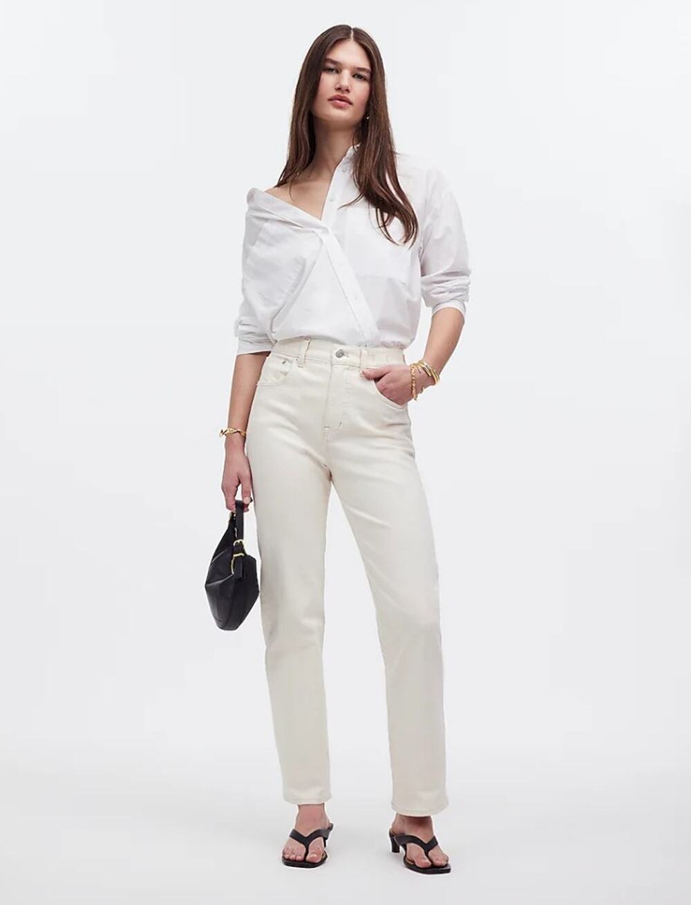 Madewell The '90s Straight Jean Stretch High Rise VTG Canvas 31